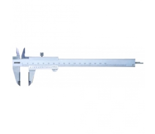 ACCUD 140-006-13 analogové posuvné měřítko 150mm s tvrdokovovými čelistmi ( 0.05mm )