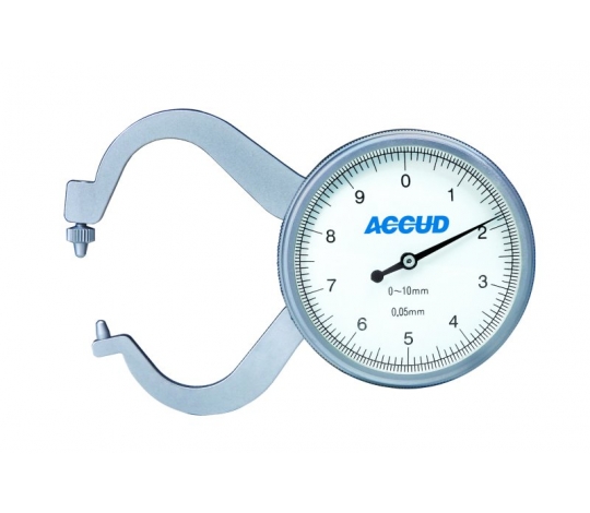 ACCUD 451-010-11 číselníkový tloušťkoměr 0-10mm ( 0.05mm )