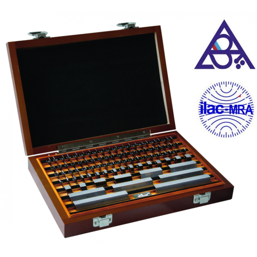 SLUŽBA - Akreditovaná kalibrace měřidel - sada koncových měrek 112ks