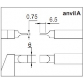 ACCUD 326-003-03 mikrometr 50-75mm s čepelovými měřicími plochami (6.5x0.75mm) (0.01mm)