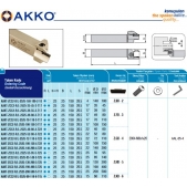 Zapichovací nůž čelní - pravý 3mm, AAKT-ZCC2-R-2525-pr. 70-110mm-3-T17