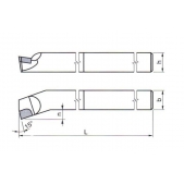 Soustružnický nůž vnitřní ubírací 223724 10x10 mm S 30