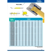 APB.05.152.020 nůž MINI ubírací pravý d5, D.min. 5,2mm, max. vyložení 18mm