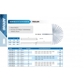 ACCUD 913-100-20 ventilové měrky dlouhé  150mm ( 0.05-1.00mm ) 20ks