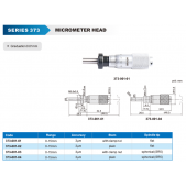 ACCUD 373-001-03 mikrometrická hlavice 0-15mm s upínkou / s rádiusem (0.01mm)