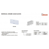 INSIZE 4106-A1D45 koncová měrka keramická tř. přesnosti 0  / 1.45mm