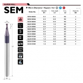 TK stopková fréza standardní MICRO SEM0124, 1,2x3mm