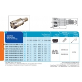 Stopková rychloposuvová fréza se závitem AHFM-EP1003-D25-M12-L35-Z04-H