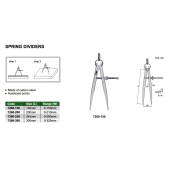 INSIZE 7260-150 kružítko s pružinou ( rozsah 0-150mm )