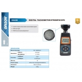 ACCUD DS40K digitální tachometr/stroboskop ( rozsah měření 60-40000rpm )