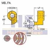 Monolitní karbidová hlavice Sandvik MB-09FA300-02-14L, 1025