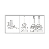 INSIZE 6896-12 V-BLOK s upínkou 80x63x63