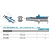 Redukční pouzdro pro vrtáky ISO50 (AD) krátké H60 MK2