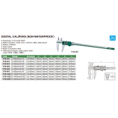 INSIZE 1136-503 dlouhé posuvné měřítko 0-500mm DIGI ( čelisti d200mm )