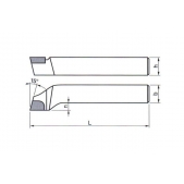 Soustružnický nůž ubírací stranový, pravý 223716 40x40 mm U 10-D