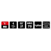 TK stopková fréza standardní V70EFB02516, 2,5x16mm