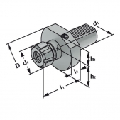 Kleštinový upínač E4-20xER16 DIN 69880 (ISO 10889), dle 209.02.10