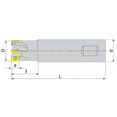 Stopková fréza čelní AEM90-XD11T3-D32-W32-L150-Z04