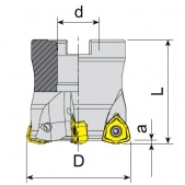 Fréza nástrčná vysokoposuvová AHFM-WN09T3-D040-A16-Z04-H