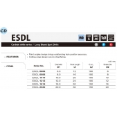 Navrtávák NC - 20mm / 120° ESDL2020