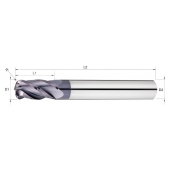 TK stopková fréza toroidní QRD0205, pr. 2mm