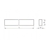 Polotovar nože RADECO 223691 15x3x150 mm HSS Co10 - 65 HRc