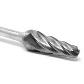 L0616-ALU Technická fréza tvrdokovová FORM-TECH, kuželová s rádiusem