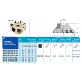 Fréza nástrčná 45° AFM45C-SN12Z-D125-B40-Z11