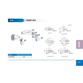 ACCUD 270-100-06 sada měřících doteků pro úchylkoměry (ocel)