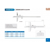 ACCUD 177-006-11 analogový hloubkoměr 150mm / 0.02mm