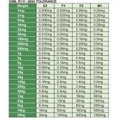 INSIZE 8911-1MGF1 Závaží 1 mg, hmotnostní třída F1, 304 nemagnetická ocel