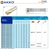 Stopková fréza čelní AEM90-R390.11-D20-W20-L090-Z02-H