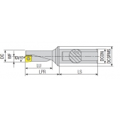 Univerzální nástroj AEKR-D2,25X12 XC..060204 pro vrtání, vnitřní a vnější soustružení