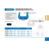 ACCUD 342-002-01 mikrometr 25-50mm s neotáčivými talířkovými měřicími plochami (0.01mm)