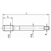 Závitník s drážkou ve šroubovici MasterTAP M10-6HX DIN-371 C R45 HSSE-PM HL