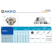 Fréza nástrčná čelní 43° AFM43-ON0604-D100-A32-Z08-H