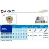 Fréza nástrčná čelní 90° AFM90-XO12-D080-A27-Z10-H