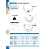 ACCUD 325-004-01 mikrometr 0-100mm s výměnnými měřícími doteky (0.01mm)