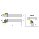 Soustružnický držák VBD MTJNR 4040 S22