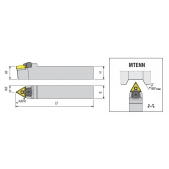 Soustružnický držák VBD MTENN 3232 P16