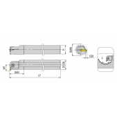 Upichovací nůž vnitřní - pravý 3mm, AKKO AIKT-ZCC2-R-25-3-T5