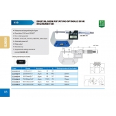 ACCUD 332-004-01 digitální mikrometr s talířkovými měřicími plochami ( s aretací ) 75-100mm/3-4