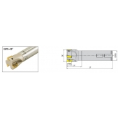 Stopková fréza čelní AEM90-AP1135A-D26-C25-L250-Z02