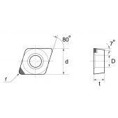 VBD CARBE CCGW 09T304 H1 PPN40