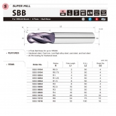 TK stopková fréza kopírovací SBB1212, 12x24mm,R6