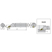 Soustružnický držák VBD A16M SVJCR 11