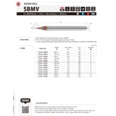 TK stopková fréza kopírovací MICRO SBMV0144, 0,14x2,8mm, R0,7