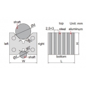 Magnetický V-BLOK 55x60x48 INSIZE 6899-1