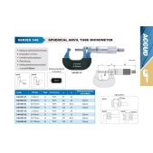 ACCUD 340-007-01 mikrometr 150-175mm s kulovou měřicí plochou na jedné straně, typ A (0.01mm)