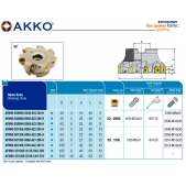 Fréza nástrčná čelní 90° AFM90-SD1305-D063-A22-Z05-H